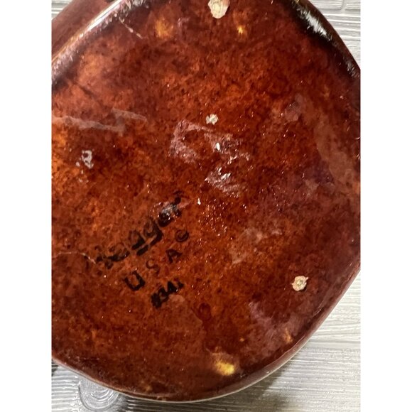 Haeger Thanksgiving Turkey Dark Brown Planter Vase Ceramic Autumn Centerpiece - Picture 8 of 9